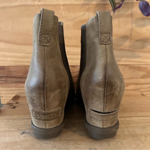 Sorel Joan of Arctic ll Wedge Chelsea Snow Boot - Taupe Grey size 10 - Picture 10 of 13